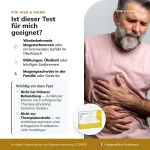 Infografik für wen der Patris Health Helicobacter-pylori-Selbsttest geeignet ist
