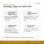 Wichtige Hinweise vor der Anwendung des Patris Health Helicobacter-pylori-Selbsttests