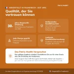 Qualitatsmerkmale des Patris Health Calprotectin-Selbsttest aus Frankreich