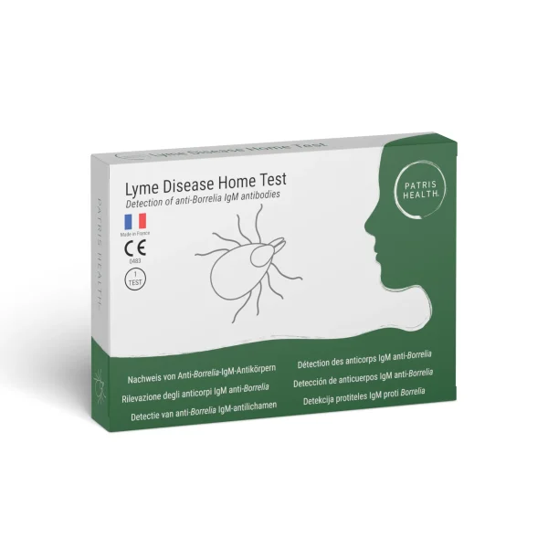 patris-health_borreliose-selbsttest_box Patris Health Borreliose-Selbsttest zum Nachweis von IgM-Antikörpern gegen Borrelien