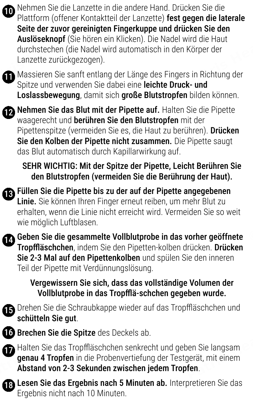 Patris Health CRP-Selbsttest Gebrauchsanweisung – das Testverfahren (Teil 2)
