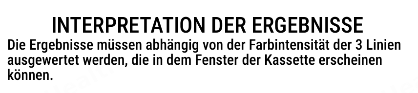 Patris Health CRP-Selbsttest Gebrauchsanweisung – Interpretation der Ergebnisse, Einleitung