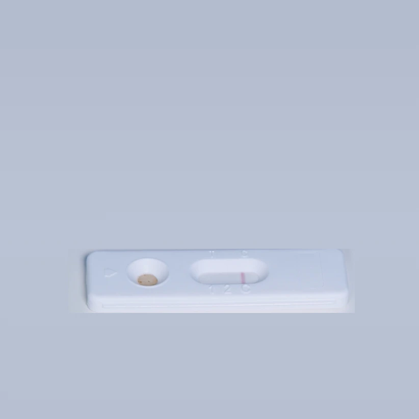 Patris Health Calprotectin-Selbsttest – Schritt 4, Testkassette nach der Ablesezeit